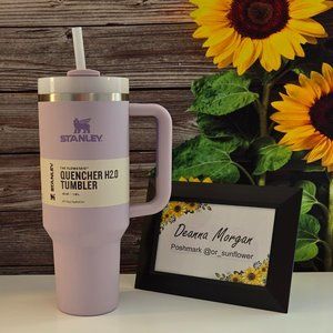 ORCHID SOFT MATTE w/Unboxing Photos - Stanley 40oz Quencher Tumbler 💜🤍🌻